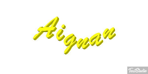 Aignan Texteffekt