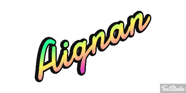Aignan Texteffekt