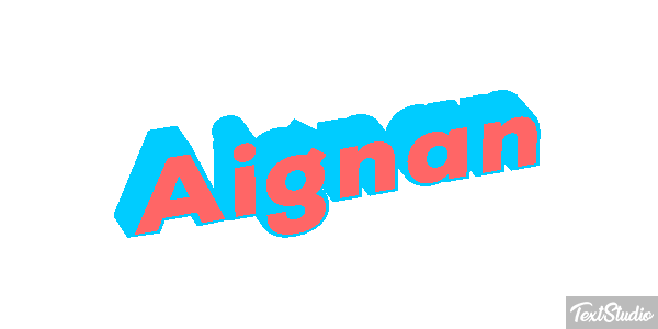Aignan Texteffekt