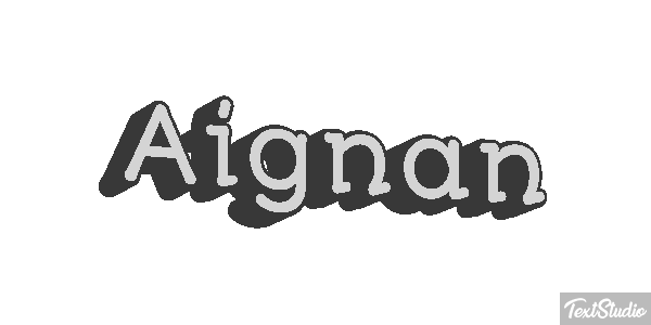Aignan Texteffekt