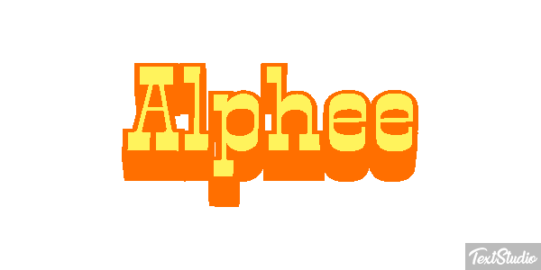 Alphée Effet de texte