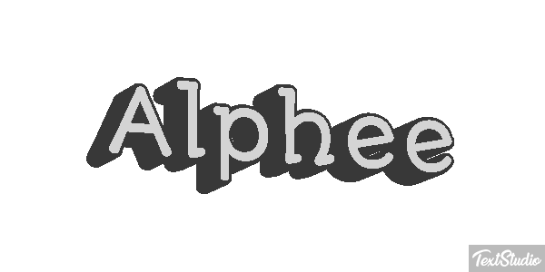 Alphée Effet de texte