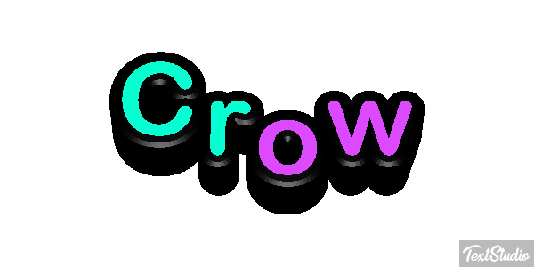 Crow Efekt tekstowy