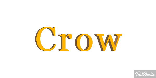 Crow Efekt tekstowy