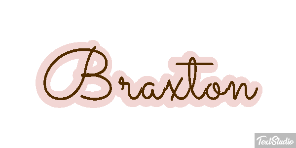 Braxton Text effect