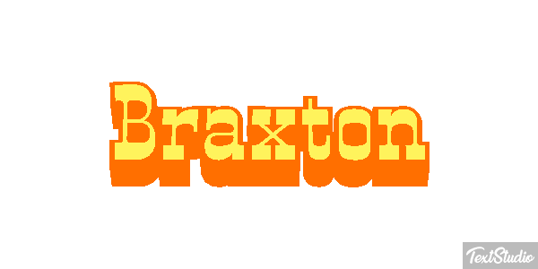 Braxton Text effect