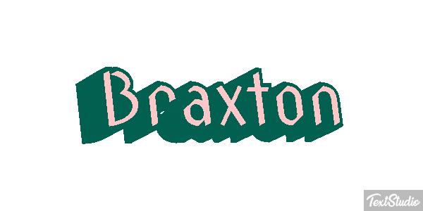 Braxton Text effect