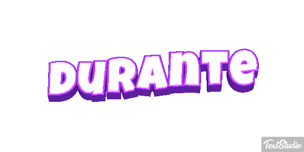 Durante Text effect