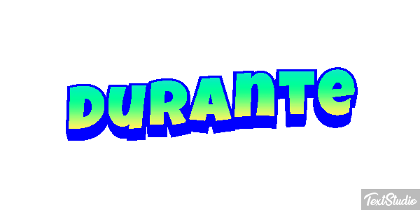 Durante Text effect