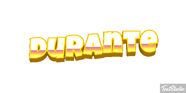 Durante Text effect