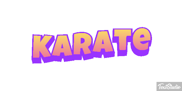 Kárate Effetto testo