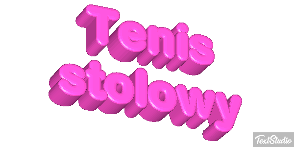 Tenis stołowy Efekt tekstowy