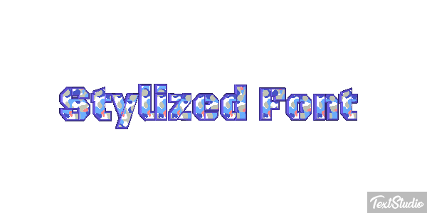Stylized Font Texteffekt