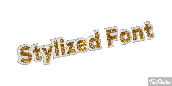Stylized Font Texteffekt