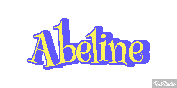 Abeline Effet de texte