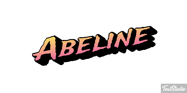 Abeline Effet de texte