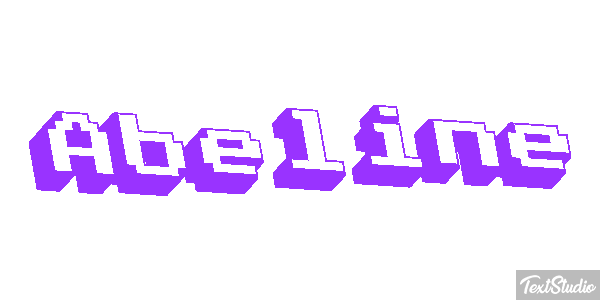 Abeline Effet de texte
