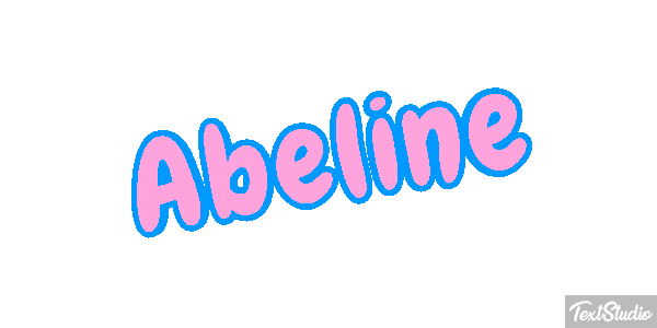 Abeline Effet de texte