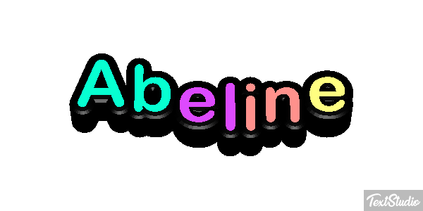 Abeline Effet de texte