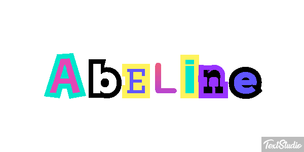 Abeline Effet de texte