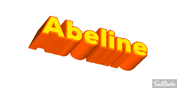Abeline Effet de texte