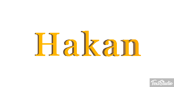 Hakan Texteffekt