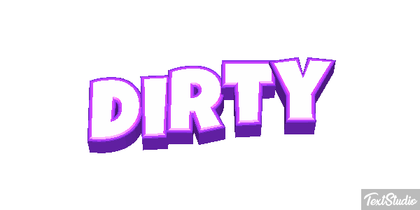 Dirty Текстовый эффект
