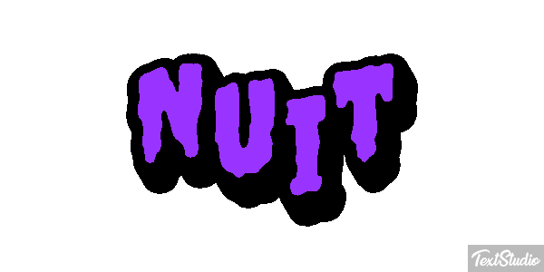 Nuit Texteffekt