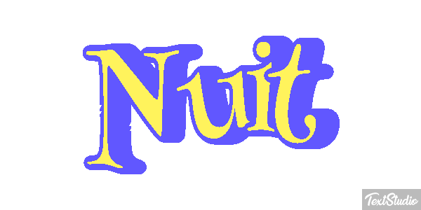 Nuit Texteffekt