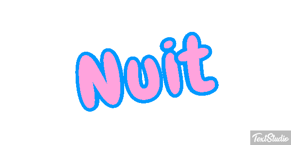 Nuit Texteffekt