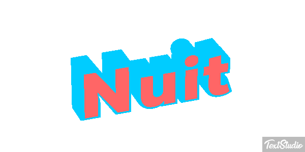 Nuit Texteffekt