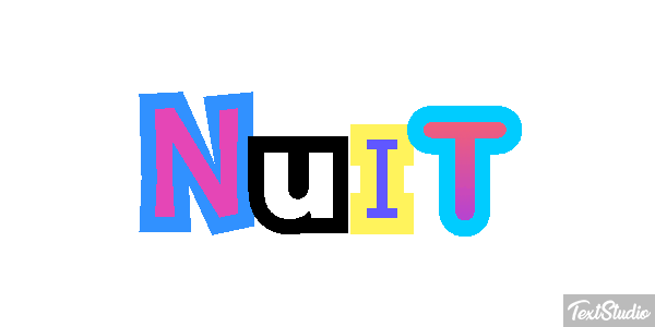 Nuit Texteffekt