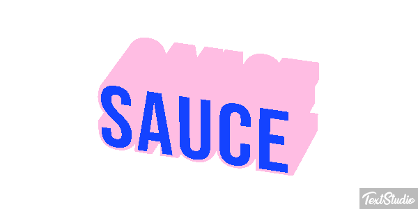 Sauce Tekst effect