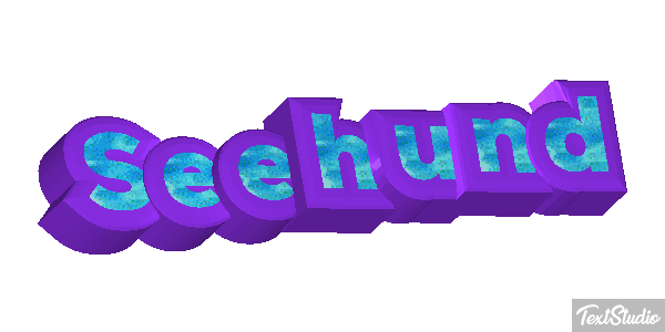 Seehund Texteffekt