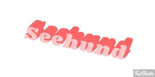 Seehund Texteffekt