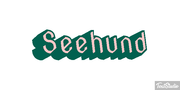 Seehund Texteffekt