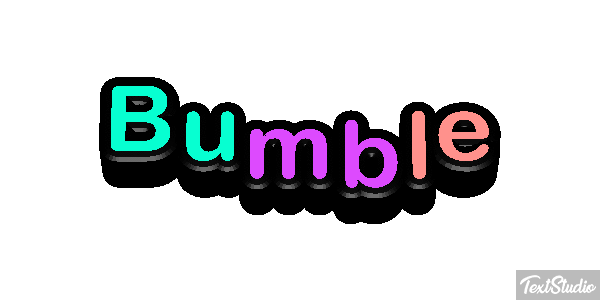 Bumble テキスト効果