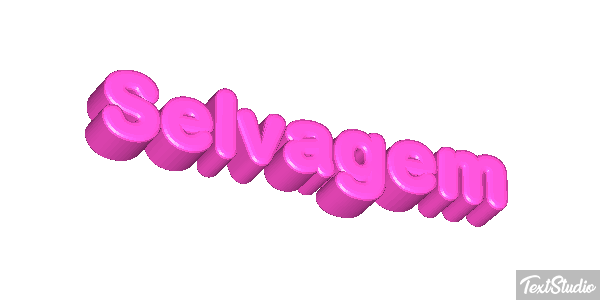 Selvagem Efeito do texto