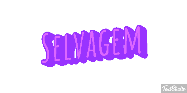 Selvagem Efeito do texto
