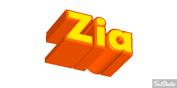 Zia Text effect
