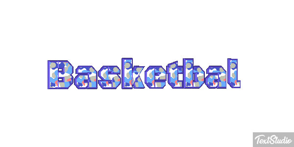 Basketbal Tekst effect