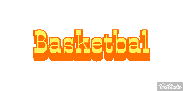 Basketbal Tekst effect