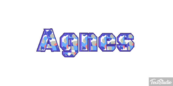 Agnes Текстовый эффект