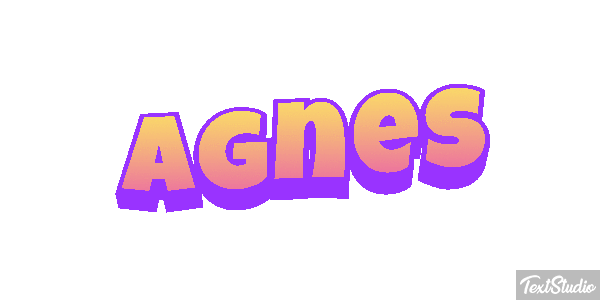 Agnes Текстовый эффект