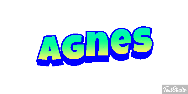 Agnes Текстовый эффект