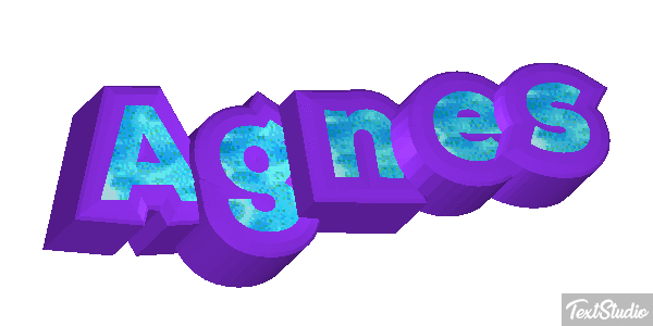 Agnes Текстовый эффект