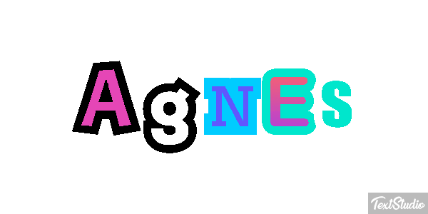 Agnes Текстовый эффект