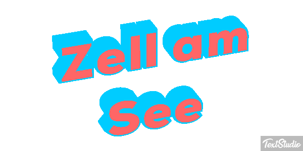 Zell am See Efekt tekstowy