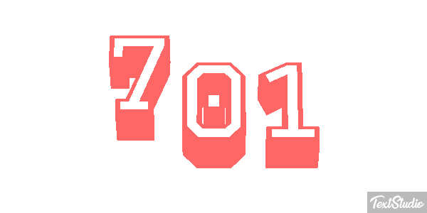 701 Efecto de texto