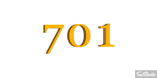 701 Efecto de texto